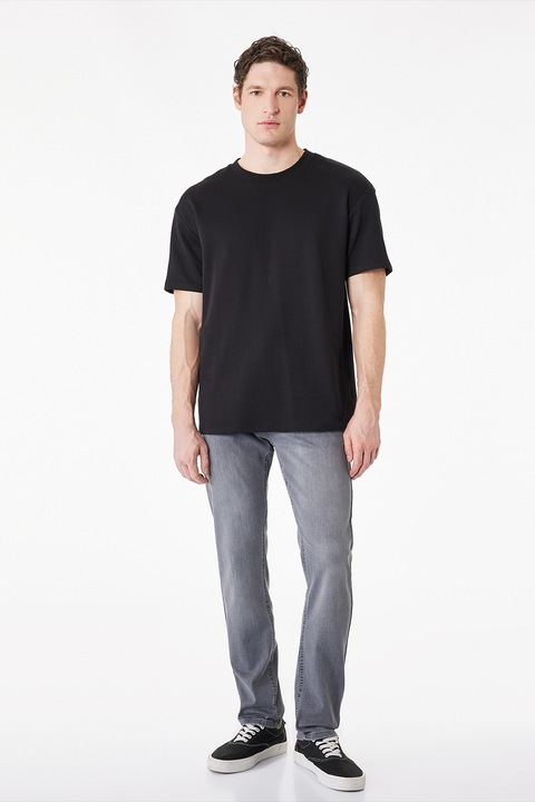 KOTON, Blugi slim fit Brad, Gri melange