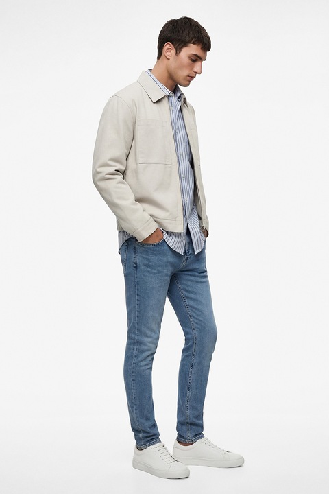 KOTON, Blugi skinny Michael, Albastru pastel