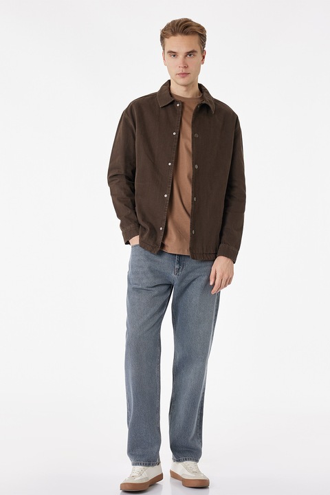 KOTON, Blugi drepti Vintage, Albastru deschis