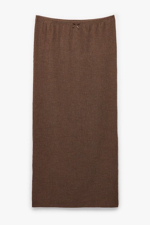 KOTON, Fusta texturata dreapta, Maro