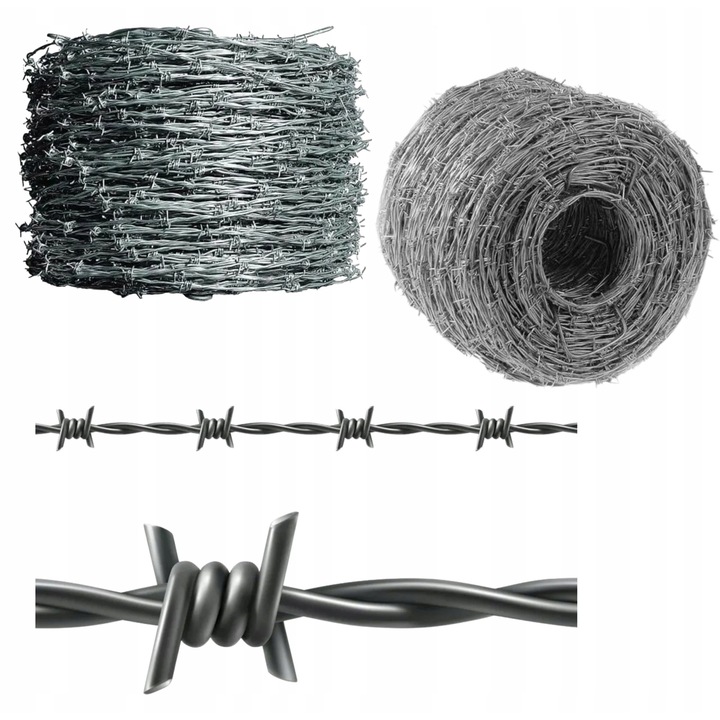 Sarma constructii S-IMPORT, pentru ingradire, 50m 1,5mm argintiu