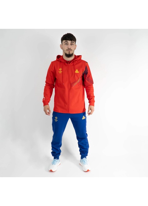 Trening bumbac TeamRomania PARIS24, Rosu/Albastru