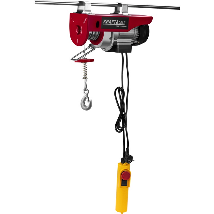 Troliu electric KraftProfesional KD2190, 230V, 650W, ideal pentru atelier/garaj