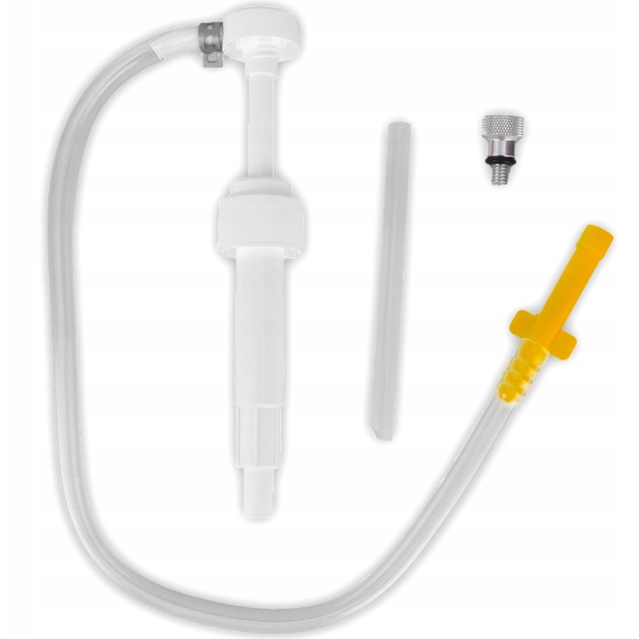 Ръчна помпа за смяна на масло, 1л, с адаптер M8x1.25, съвместима с повечето двигатели