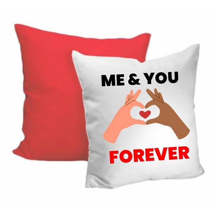 Perna rosie personalizata, ME-YOU, 40*40 cm