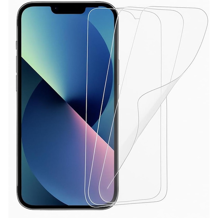 Комплект от 3 бр. Прозрачно фолио за дисплей за Coolpad C35 Plus, Премиум защитни фолиа Infinity Enterprise за екран на телефон, предно от регенериращ се хидрогел AntiShock, гъвкаво, пълна защита и залепване, силикон, пълен комплект за инсталация