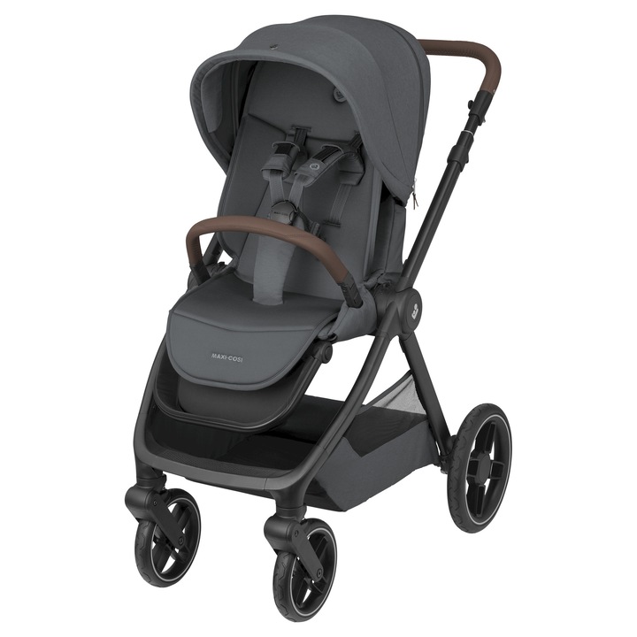 Carucior Pentru Copii, Maxi-Cosi OxFord, 0 luni - 4 ani, 0 - 22 Kg, Twillic Graphite, Gri Grafit