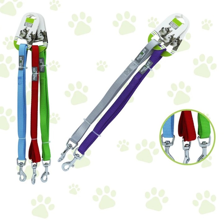 Lesa pentru câini IDei, 120x1.5cm, textil, multicolor