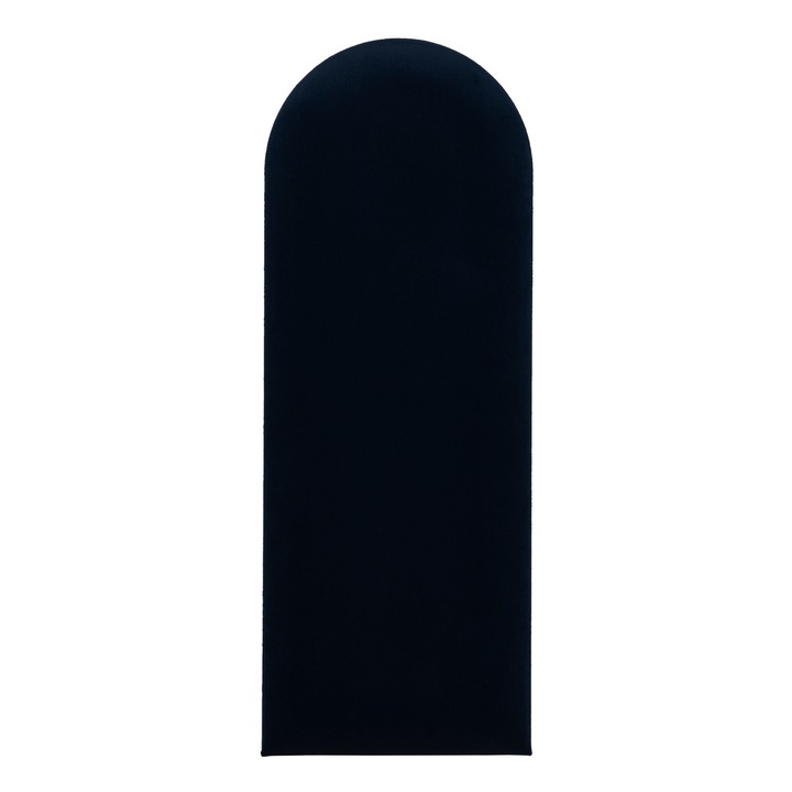 Panou tapitat pentru decorare, EDANTI, 80x20 cm, albastru marin, Smart Velvet