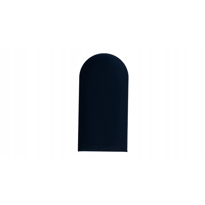 Panou decorativ tapitat EDANTI, forma de gard, albastru marin, 60x30 cm, Smart Velvet