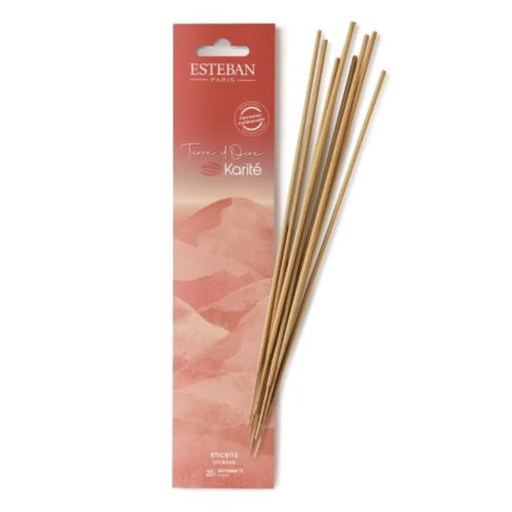 Illatos pálcikák, Esteban Paris, Terre d'Ocre Karite, orientális-pézsmás illat, 95% természetes összetevő