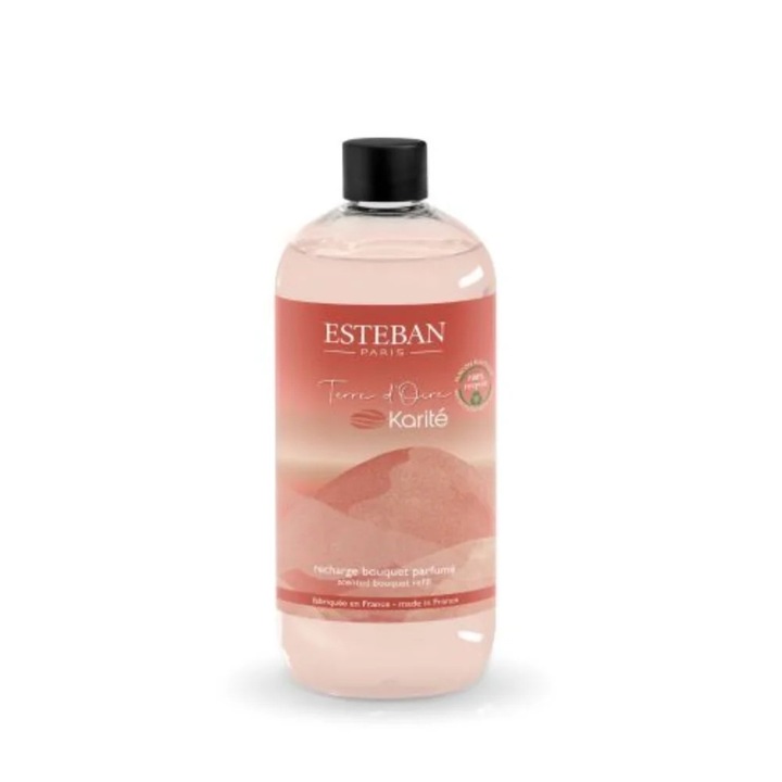 Esteban Paris Terre d'Ocre Karité 500 ml parfüm utántöltő, orientális-pézsmás illat, növényi alkohol, 95% természetes összetevők