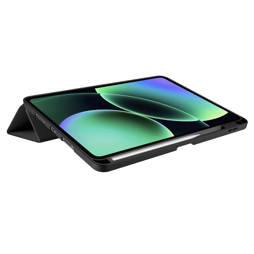 Husă tabletă compatibilă cu XIAOMI PAD 8 / PAD 8 PRO (11,2 inch) - husă inteligentă neagră pentru tabletă, cu suport pentru creion Graffistore