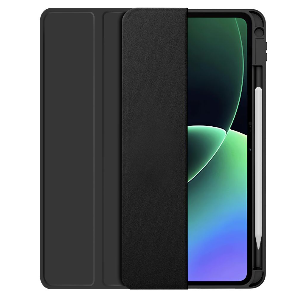 Husă tabletă compatibilă cu XIAOMI PAD 8 / PAD 8 PRO (11,2 inch) - husă inteligentă neagră pentru tabletă, cu suport pentru creion Graffistore
