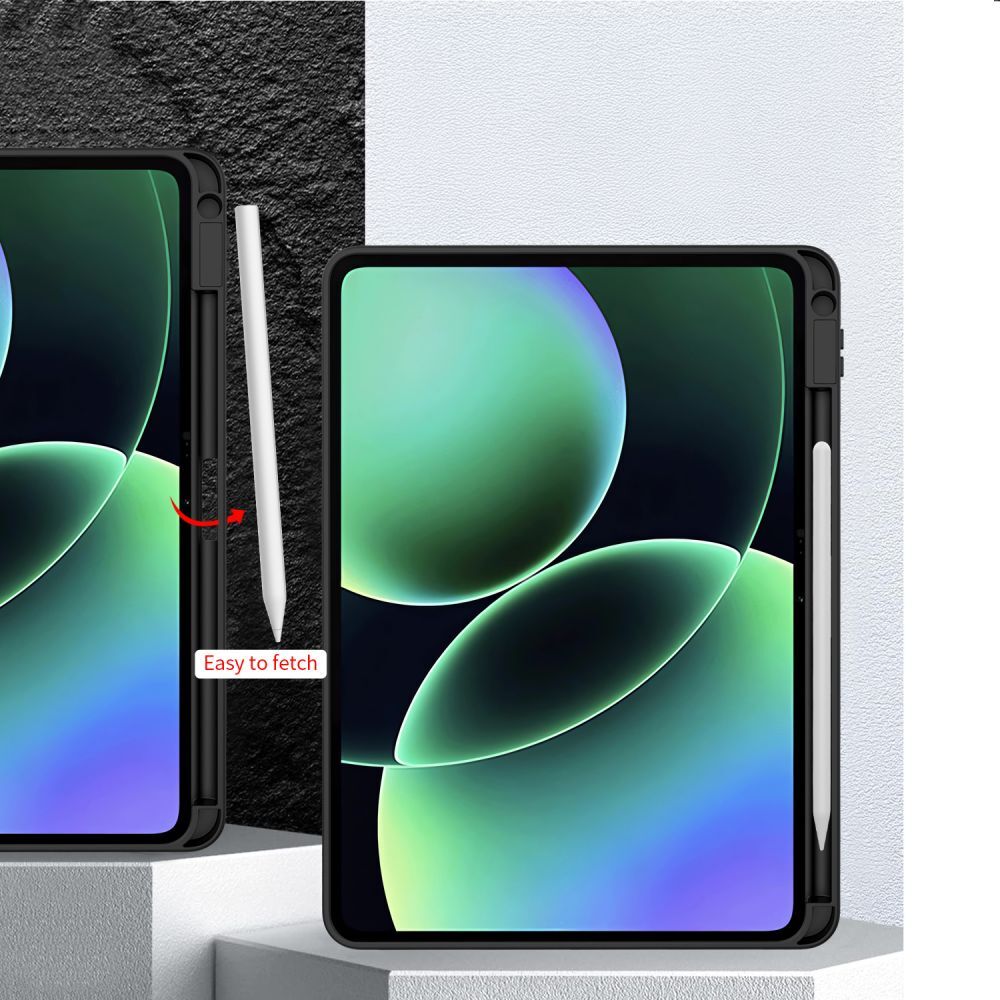Husă tabletă compatibilă cu XIAOMI PAD 8 / PAD 8 PRO (11,2 inch) - husă inteligentă neagră pentru tabletă, cu suport pentru creion Graffistore