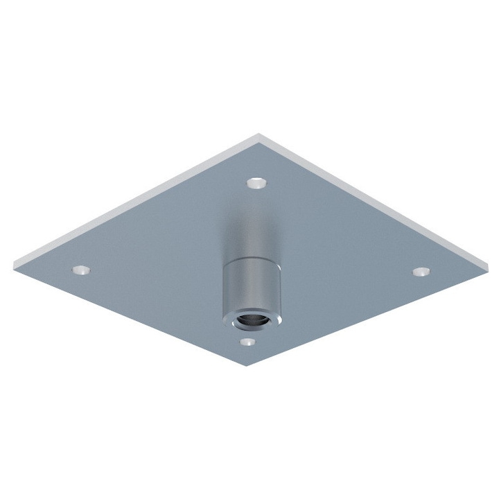 Suport de tavan 70x70mm pentru tija filetata M8, sustinere maxim 150kg