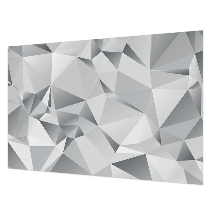 Fotótapéta Falra, Wallfluent, Absztrakt geometria, Szürke, 104 x 70 cm, Vlies, Élénk Színek, 010100060020000006007