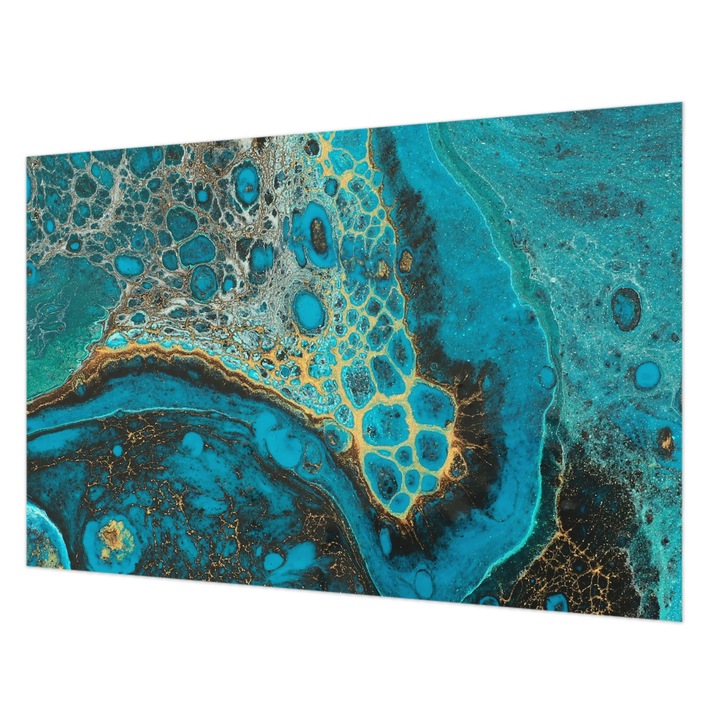 Fotótapéta Falra, Wallfluent, Absztrakt szerkezet, Kék, 104 x 70 cm, Nem Szőtt, Stílusos, 010100060020000017120