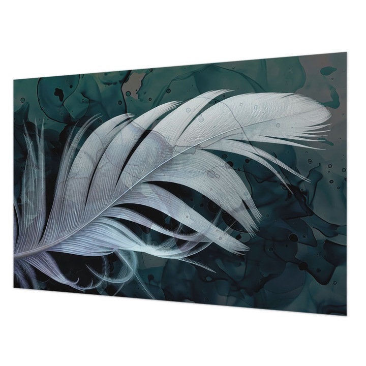 Fotótapéta Falra, Wallfluent, Éteri toll, Fehér, 104 x 70 cm, Nem Szőtt, Erős Ragasztó, 010100060020000284887