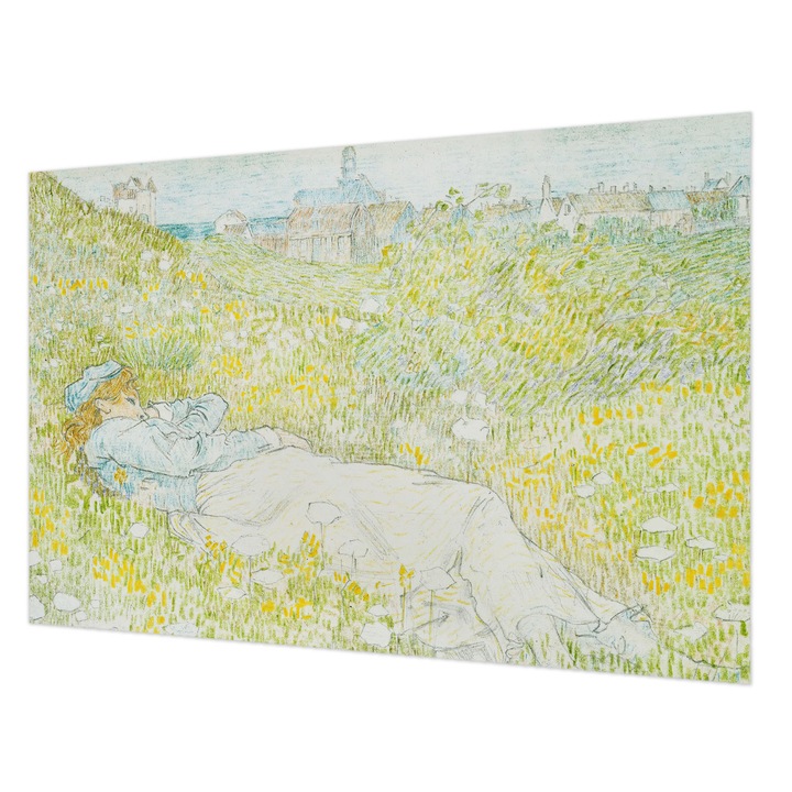 Tapéta Vlies Fali Dekoráció, Wallfluent, Tavaszi kikapcsolódás, Zöld, 104 x 70 cm, Nem Szőtt, Modern Dizájn, 010100060020000285602