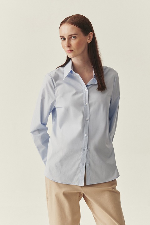 Tatuum, Camasa regular fit din bumbac, Albastru pal