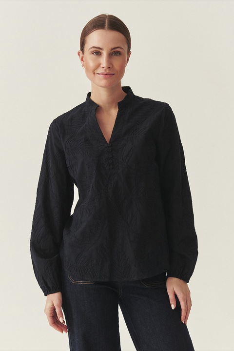 Tatuum, Bluza din bumbac cu maneci cazute, Negru