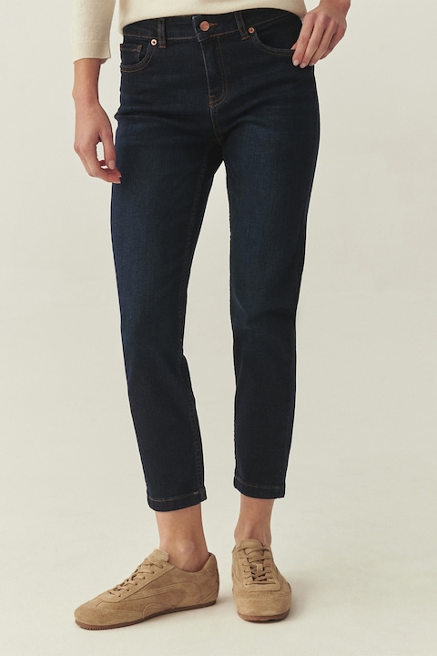 Tatuum, Blugi crop slim fit, Albastru ultramarin