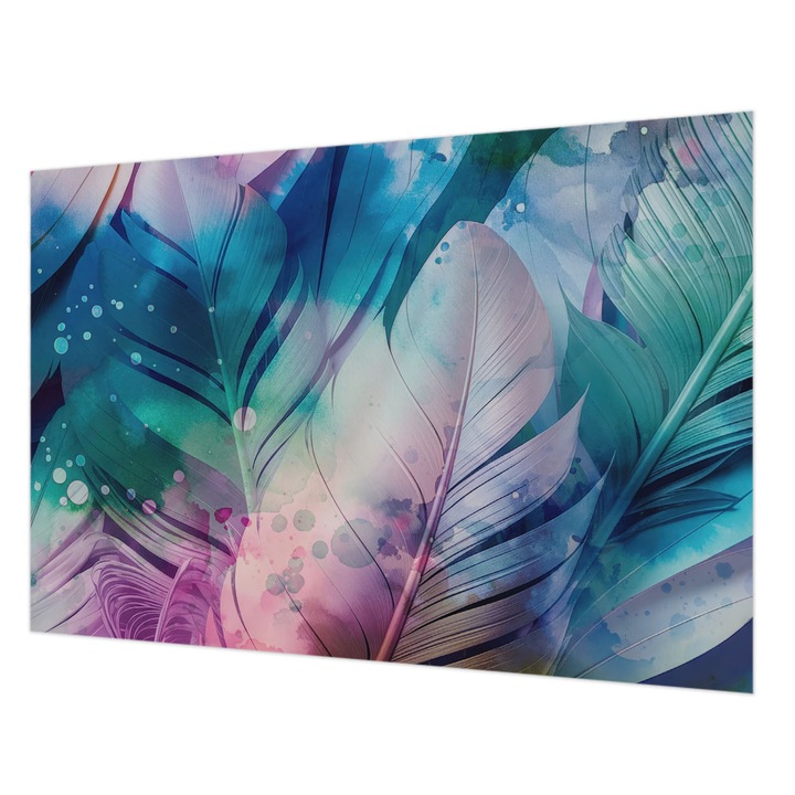 Dekor Tapéta, Wallfluent, Színes tollak, Kék, 152 x 104 cm, Vlies, Modern Belsőépítészeti Dekoráció, 010100060030000284818