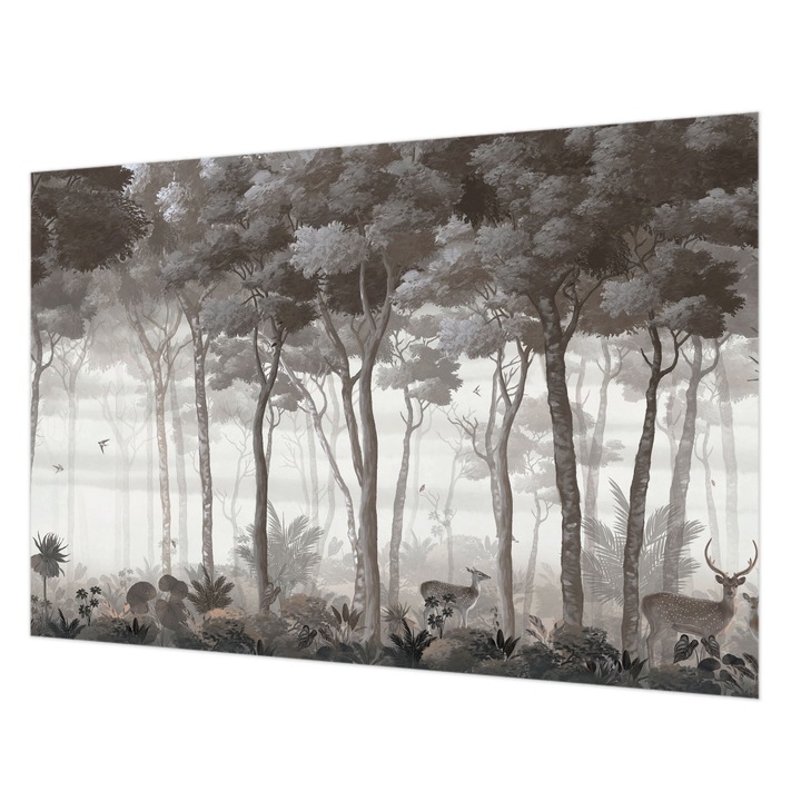 Fotótapéta Falra, Wallfluent, Erdei varázslat, Szürke, 152 x 104 cm, Nem Szőtt, Öko, 010100060030000285243