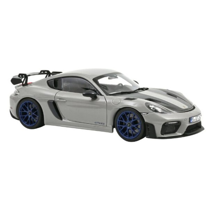 Macheta auto Porsche Cayman GT 4 RS W/Weissach Pack Chalk 2023 1:18 Norev