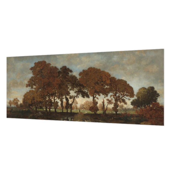 Rola Tapet Vlies De Perete, Wallfluent, Peisaj idilic, Maro, 250 x 104 cm, Art Deco, Culoare Intensa, 010100060050000285289