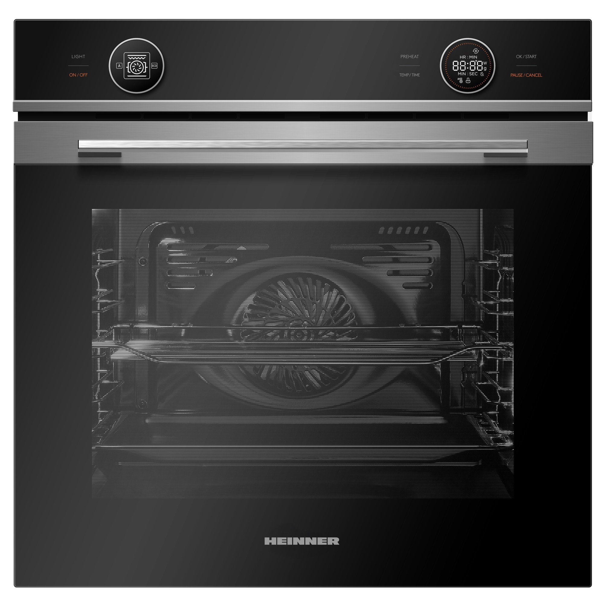 Cuptor incorporabil Heinner HBO-M7210GCDRC-GIX, 72L, 10 Functii