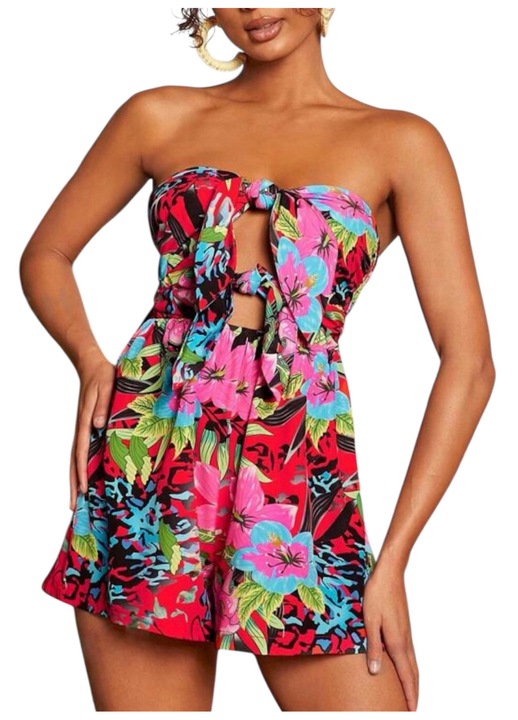 Salopetă de damă, multicoloră, mărimea S