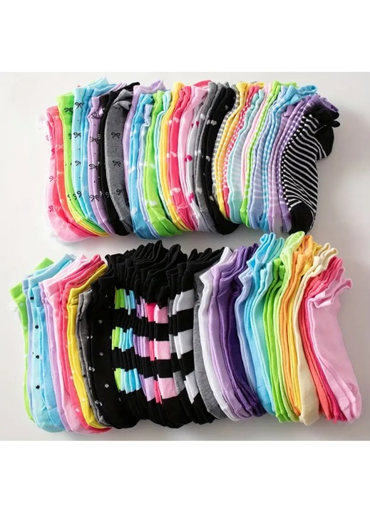 Дамски комплект чорапи, многоцветен, размер 36-40 EU