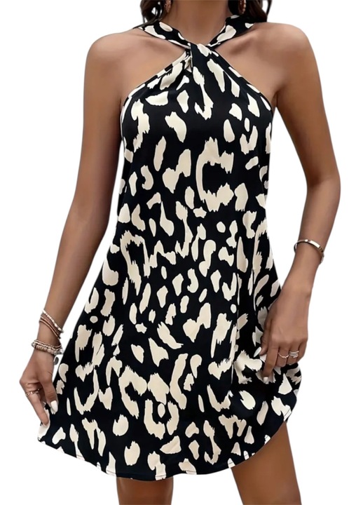 Rochie de damă Sunshine Glow, neagră, mărimea S