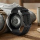 Szilikon szíj, kompatibilis Huawei Watch GT2 / GT3 42mm, Samsung Galaxy Watch 4 / 5 / 6 / 7 / FE, Garmin Forerunner 165 / 245 / 55 / 645, Venu / SQ, Vivoactive 3 / 5 / Music, Amazfit Bip, GTR 42mm, GTS 2 / 3 / 4 / Mini, BEST ACCESSORIES, 20mm, fekete