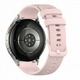 3 db szilikon szíj 20 mm-es, kompatibilis Huawei Watch GT2/GT3 42mm, Samsung Galaxy Watch 4/5/6/7/FE, Garmin Forerunner 165 245 55 645, Venu / SQ, Vivoactive 3 / 5 / Music, Amazfit Bip, GTR 42mm, GTS 2/3/4/ Mini, BEST ACCESSORIES, bézs, rózsaszín, bordó