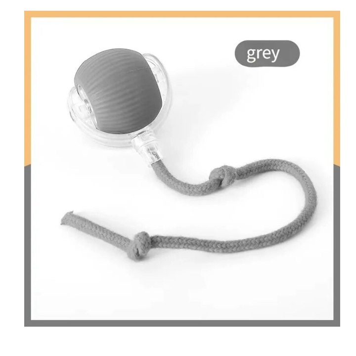 ATT automata macskajáték labda, macska ugrató labda örömére és kikapcsolódására, hirtelen labda, elektromos kutya ugrató labda, szürke