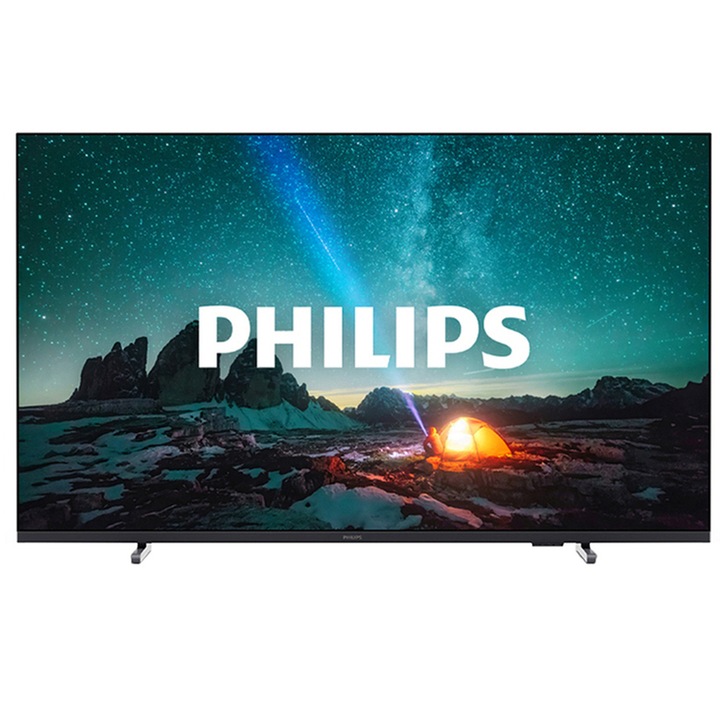 Televizor Philips 55 inchi, 4K UHD, Smart TV, HDR, 139 cm