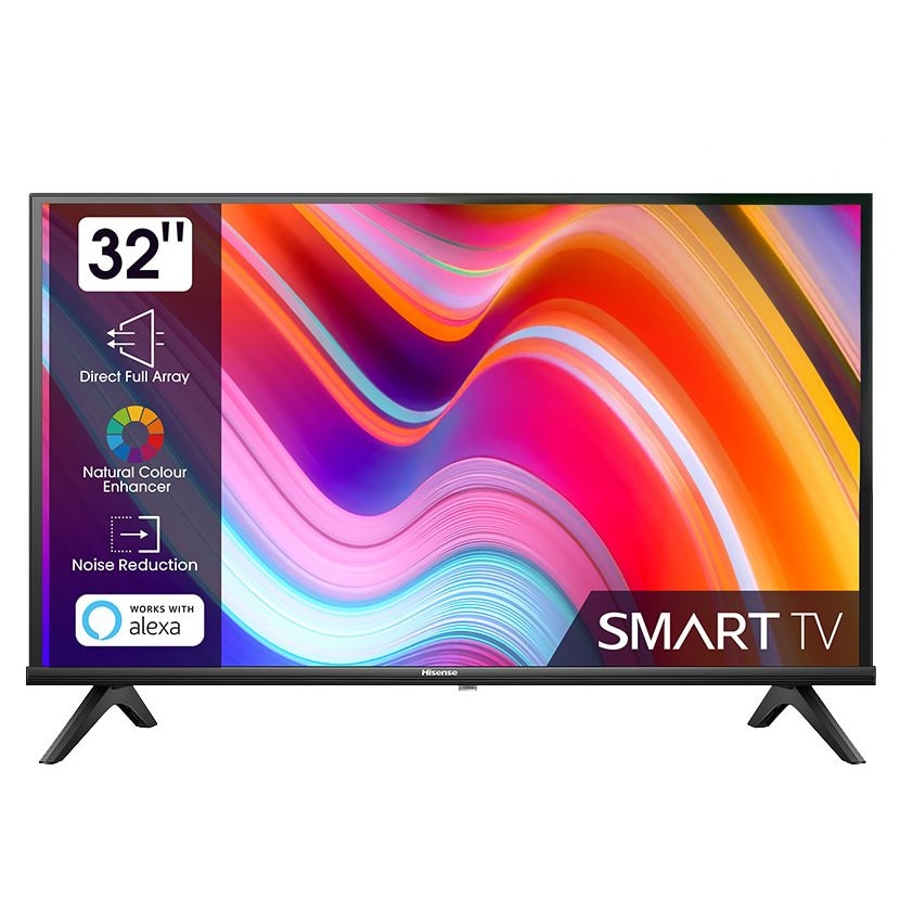 Televizor Hisense 32 inch LED Smart TV, HD Ready, 1366x768, set cu