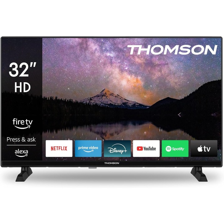 Телевизор Thomson 32 инча LED Smart TV, HD резолюция 1366x768, HDR, Wi-Fi