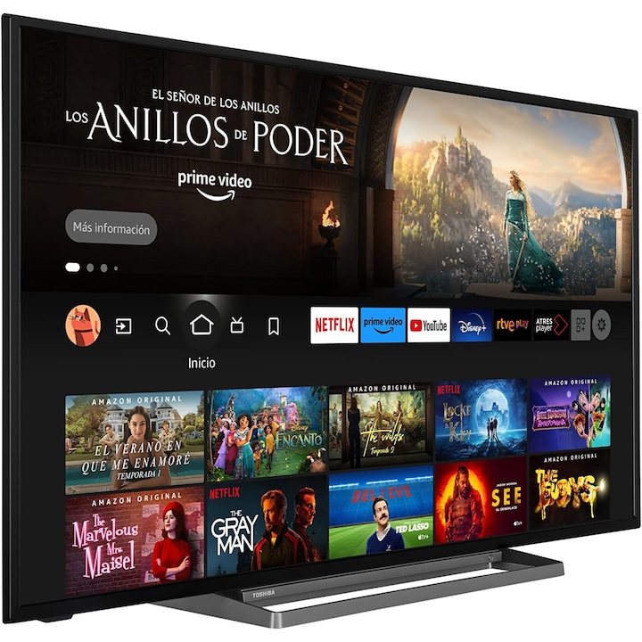 Televizor Smart TCL 43P639K, 43 inch, 4K UHD, HDR, 3840x2160, include telecomandă și cablu de alimentare
