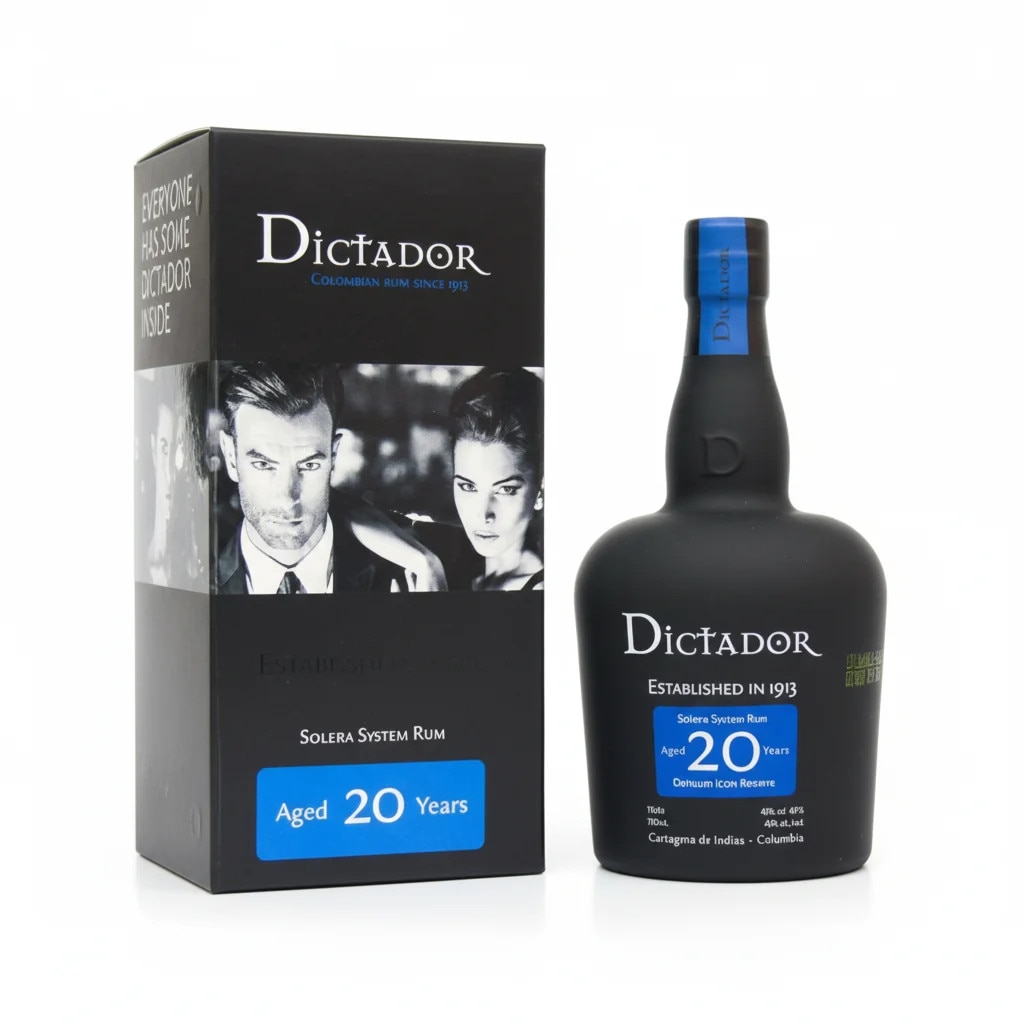 Rom Dictador Colombian Rum, 20 Ani, 40%, 0.7L - eMAG.ro