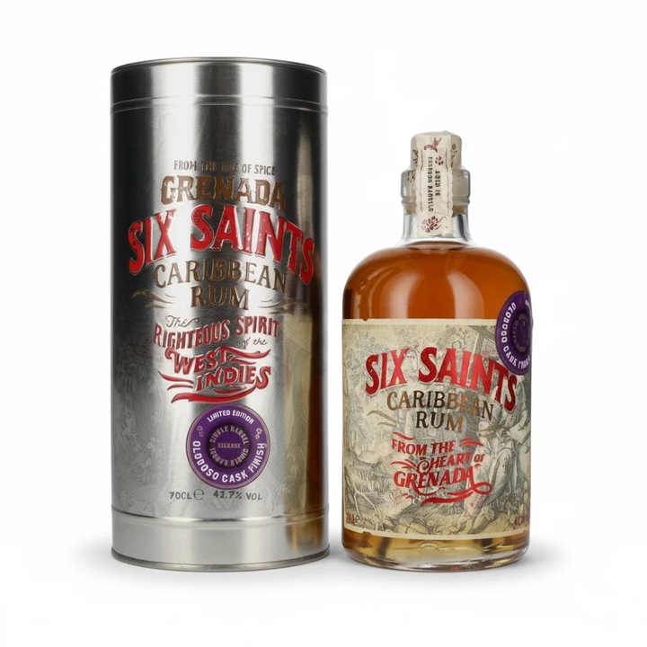 Rom Six Saints Oloroso Cask Rum, 41.7%, 0.7L