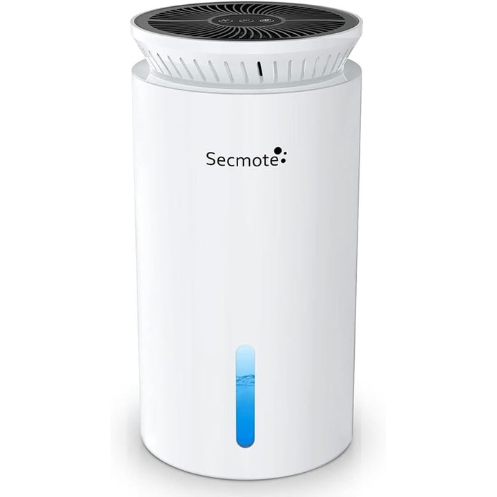 2000 ml-es páramentesítő dupla félvezetővel, 7 színű LED-del, 2 üzemmóddal, ultra csendes, 50㎡-es területre, irodába, hálószobába, fürdőszobába, fehér