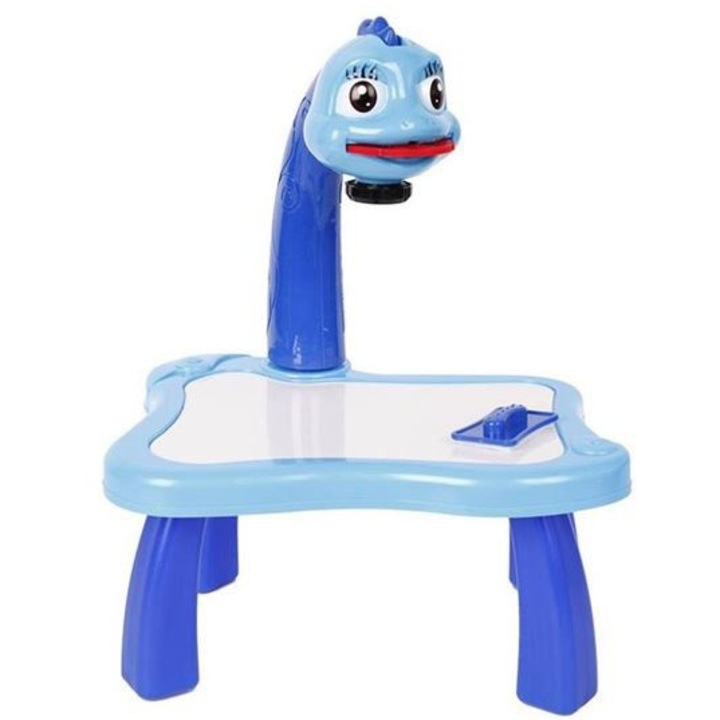 Masuta de desenat ALBASTRA cu proiector diapozitive holograme