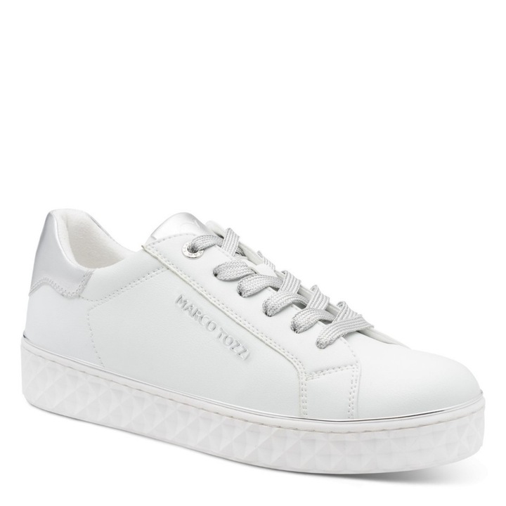Marco Tozzi Marco Tozzi női sportos fehér sneaker tornacipő 23705-41-19H 07762