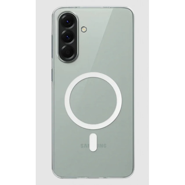 Husa Upzz® Slim Mag Compatibila Cu Samsung Galaxy A57 5G, Design Slim 2mm, Tehnologie Magsafe, Transparenta