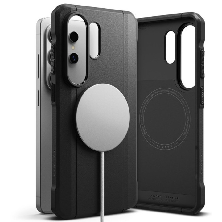 Husa Ringke Alpha Magsafe Compatibila Cu Samsung Galaxy S26 ULTRA, Protectie Sporita, Super Rezistenta La Soc, Negru