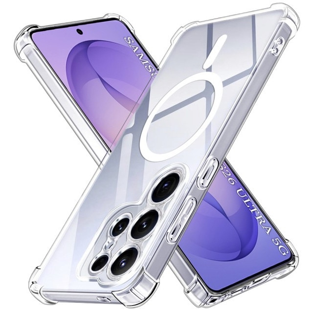 Husa Upzz® Shock Armor Magsafe Pentru Samsung Galaxy S26 ULTRA, Protectie Sporita, Silicon, Transparenta